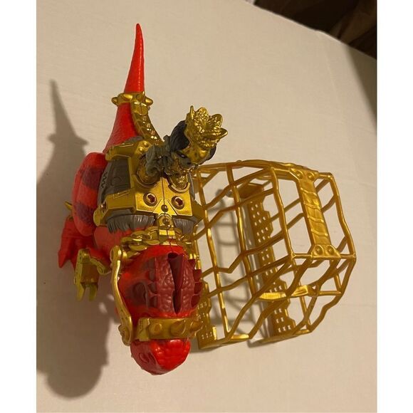 Treasure X Dino Gold Playset Red T-Rex Cage Exclusize Hunter Rider Action Figure - Picture 3 of 9